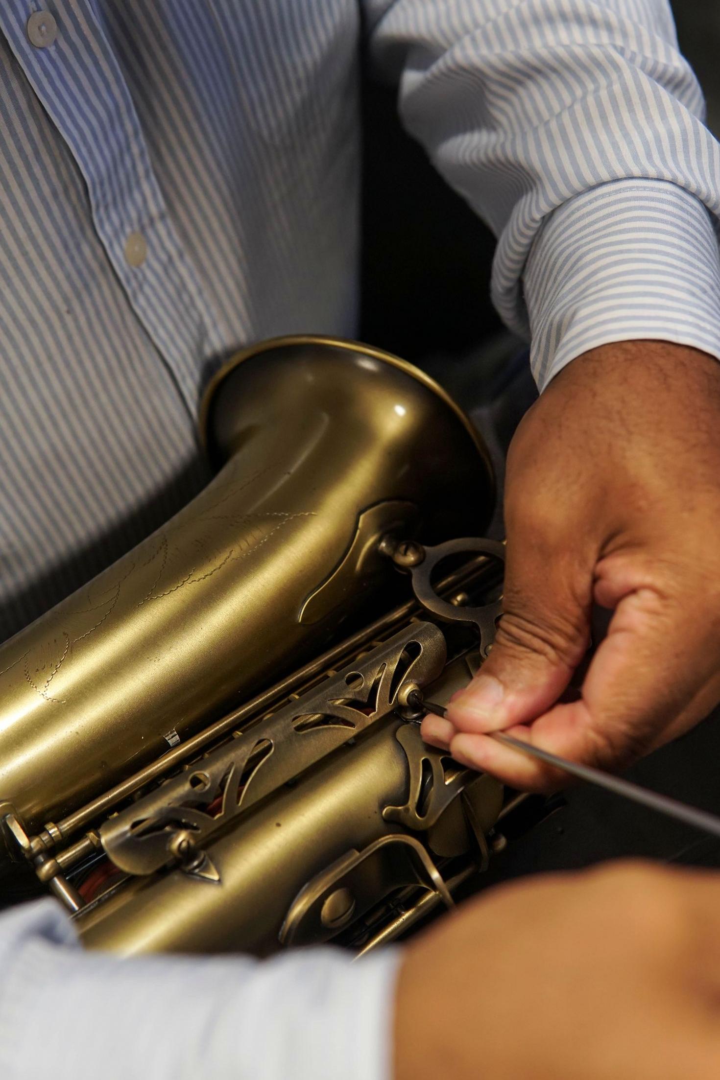 Saxophone repair