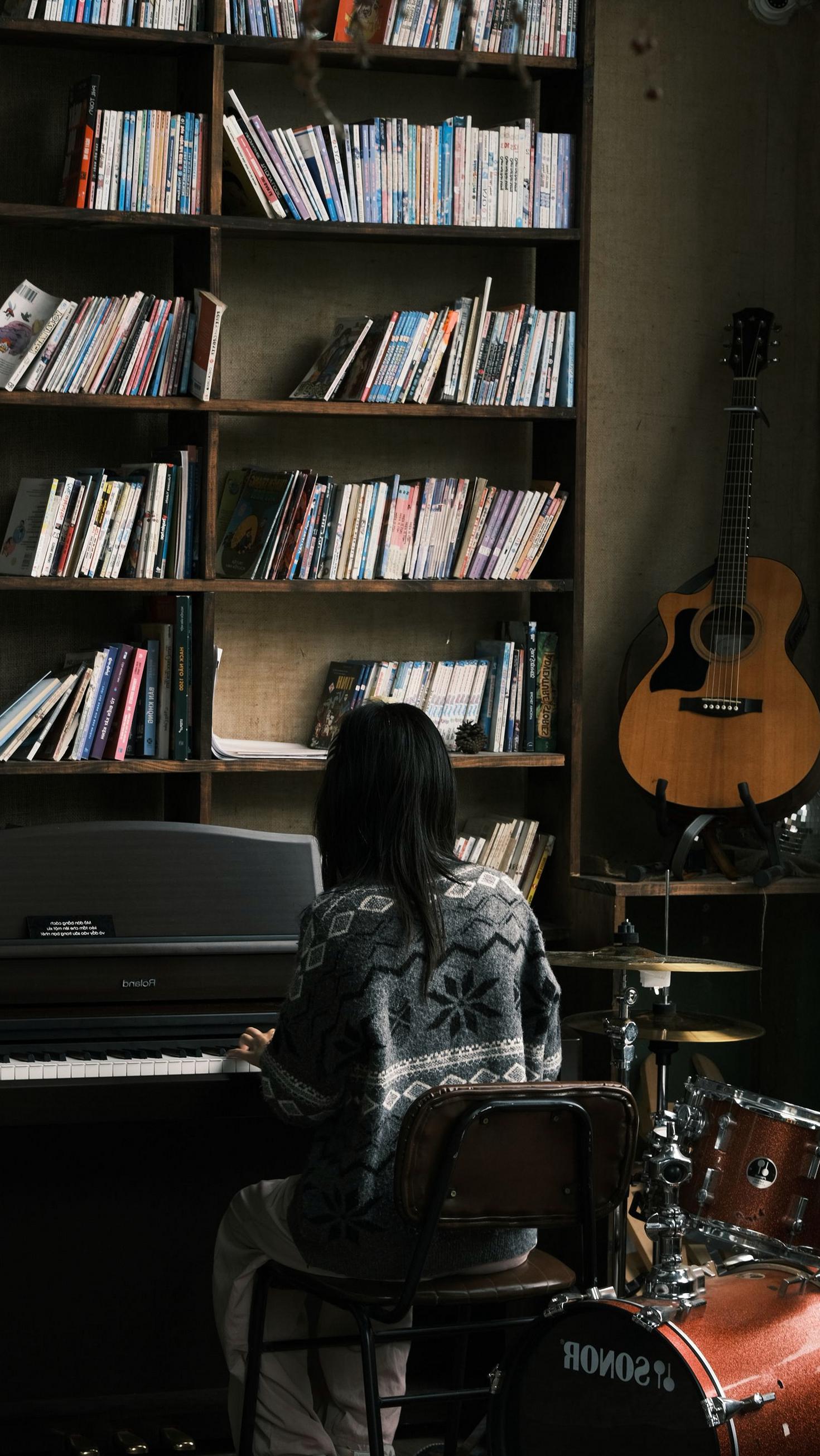 Piano playing